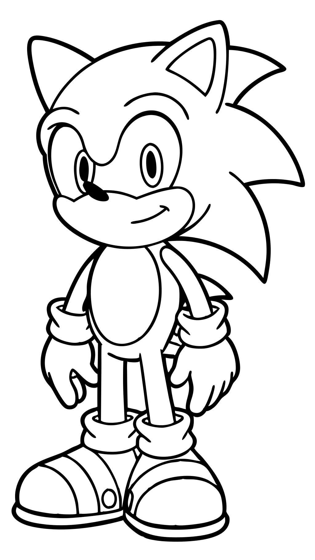 Imprime Sonic the Hedgehog Coloring Pages